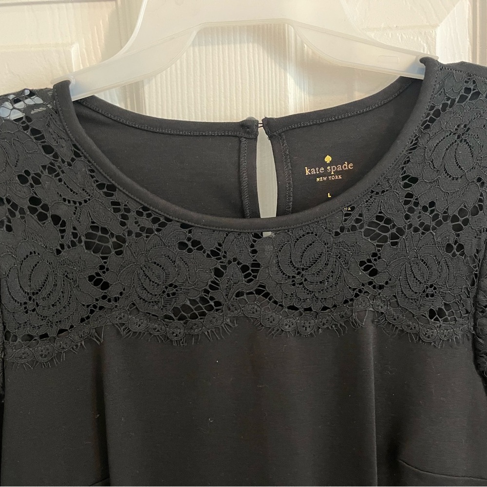 Kate Spade dress medium black length  dress  new never used mega sale